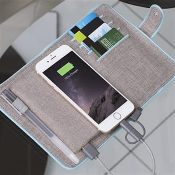 Portable Powerbank Passport Case