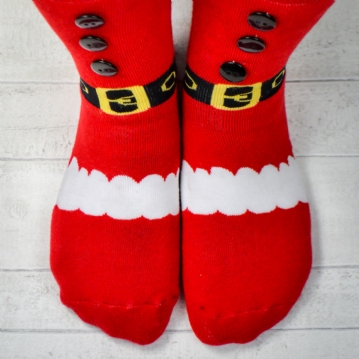 Santa Boot Slipper Socks