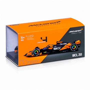 Lando Norris McLaren MCL38 2024 F1 Season Collectors Model Car (1:43 Scale)