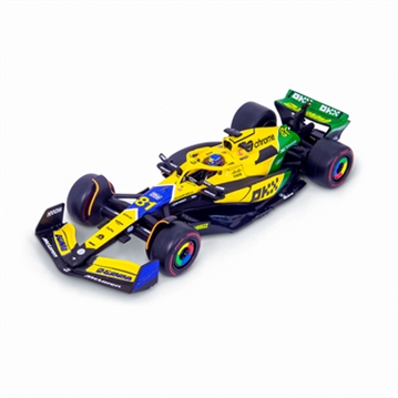 Oscar Piastri McLaren MCL38 2024 F1 Season Collectors Model Car (Senna Monaco Edition)