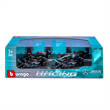 Lewis Hamilton Mercedes F1 British Grand Prix 4 Pack Collectors Model Set (1:43 Scale)