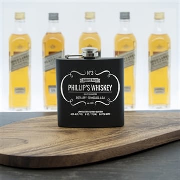 Personalised Vintage Hip Flask