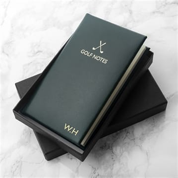 Personalised Luxury Leather Golf Notes