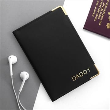 Personalised Leather Passport Holder