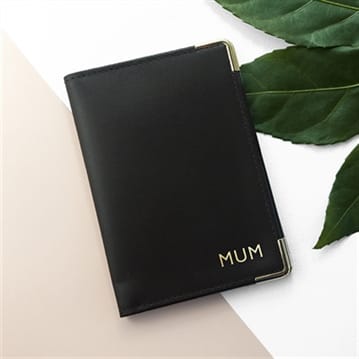 Personalised Leather Passport Holder