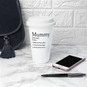 Personalised Definition Ceramic Travel Mug