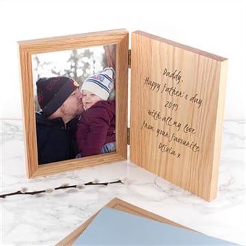 Personalised Engraved Wooden Photo Frame