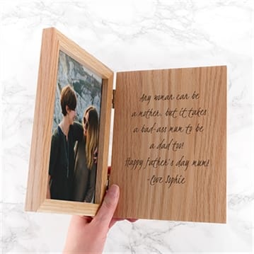 Personalised Engraved Wooden Photo Frame