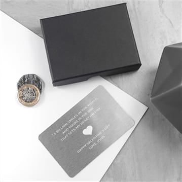 Personalised Love Note Purse/Wallet Insert