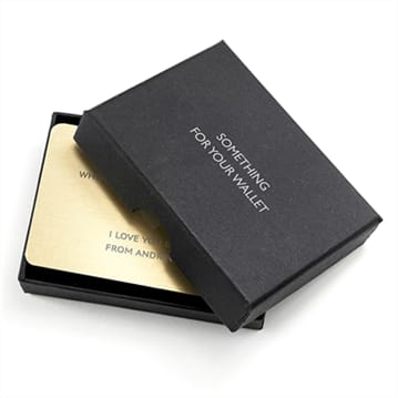 Personalised Love Note Purse/Wallet Insert