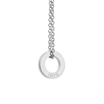 Personalised Mini Ring Necklace