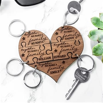 Personalised Together Keyring