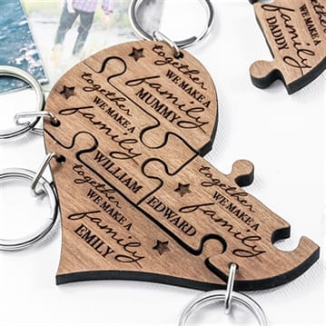 Personalised Together Keyring