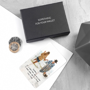 Personalised Special Memory Wallet/Purse Insert