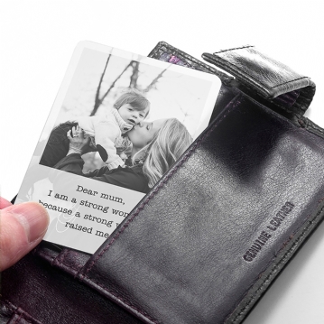 Personalised Special Memory Wallet/Purse Insert