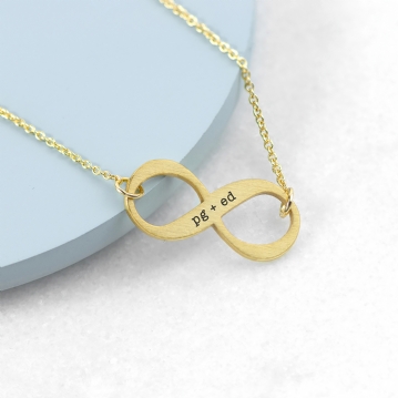 Personalised Infinity Twist Necklaces