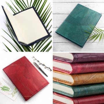 Lotus Leaf A5 Notebooks