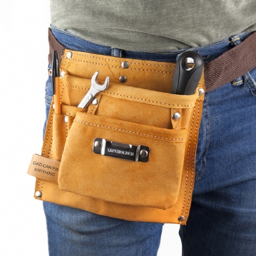 Personalised 6 Pocket Leather Tool Belt