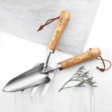 Personalised Garden Trowel and Fork Sets