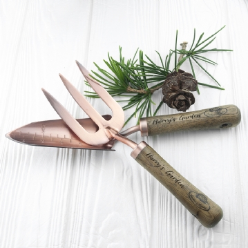 Personalised Garden Trowel and Fork Sets