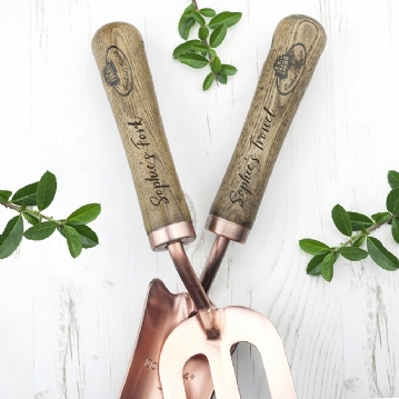 Personalised Garden Trowel and Fork Sets