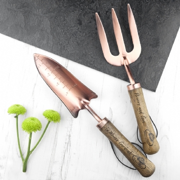 Personalised Garden Trowel and Fork Sets