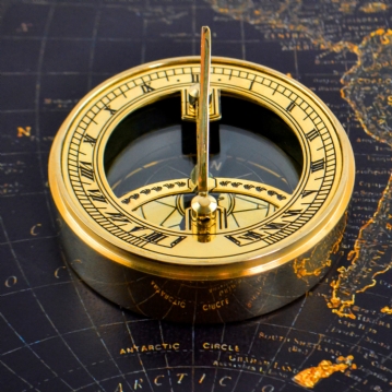 Personalised Adventurers Sundial and Compass