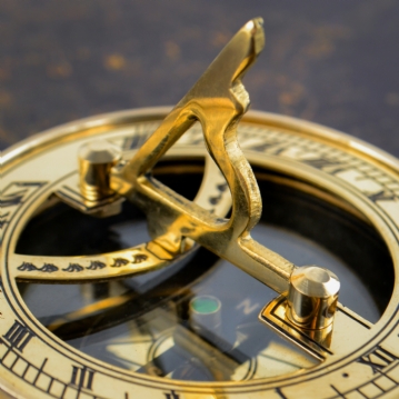 Personalised Adventurers Sundial and Compass