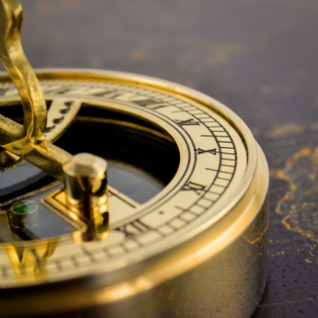 Personalised Adventurers Sundial and Compass