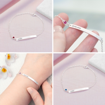 Personalised Swarovski Crystal Birthstone Bracelet FMAG