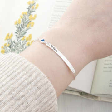 Swarovski crystal cheap birthstone bracelet