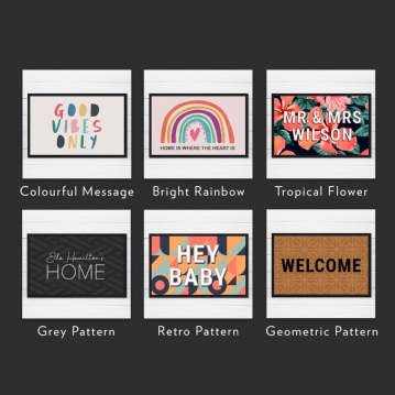 Personalised Colour Doormats