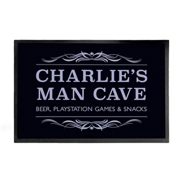 Personalised Man Cave Indoor Doormat