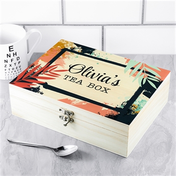 Personalised Decorative Tea Box Gift Sets