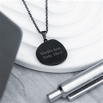 Personalised Men's Compass Amulet Necklaces