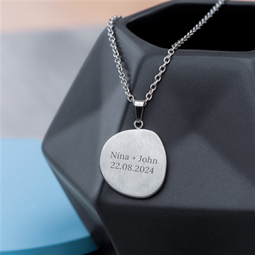 Personalised Men's Compass Amulet Necklaces