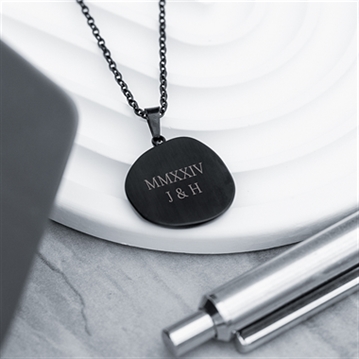 Personalised Men's Compass Amulet Necklaces