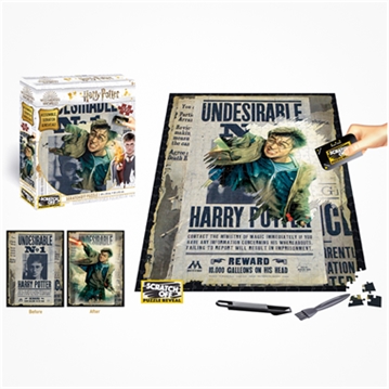 Double Sided Scratch Off Wanted Harry Potter Puzzle