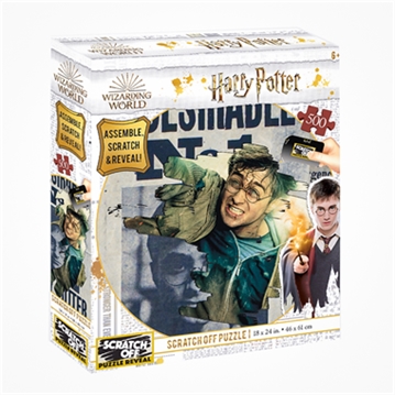 Double Sided Scratch Off Wanted Harry Potter Puzzle