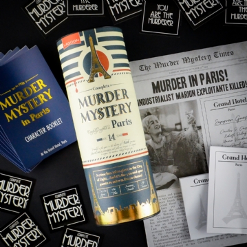 Murder Mystery In Paris in Whiskey Gift Box