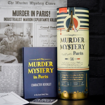Murder Mystery In Paris in Whiskey Gift Box