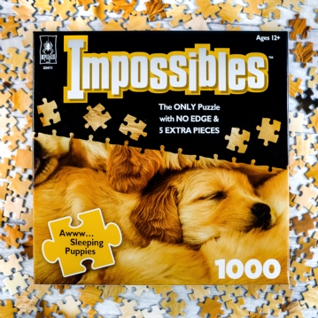 Impossibles 1000pc Puzzles - Sleeping Puppies