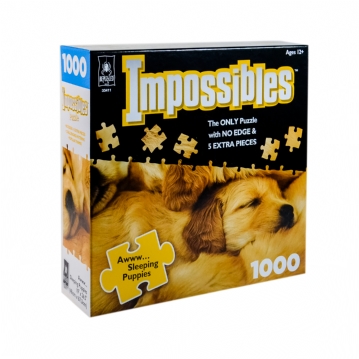Impossibles 1000pc Puzzles - Sleeping Puppies
