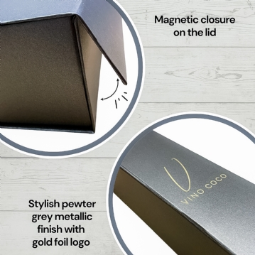 19 Crimes Red Wine & Sauvignon Blanc Gift Sets with "Dad's Wine" Slate Coaster