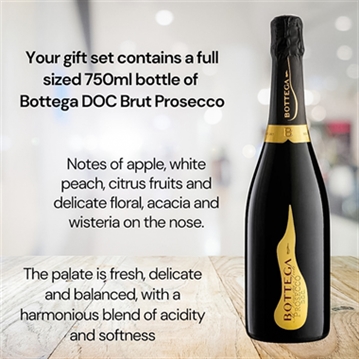 Bottega Prosecco & "40 & Fabulous" Slate Coaster Gift Set