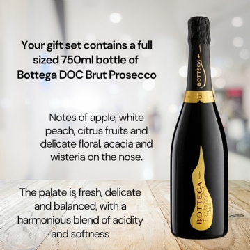 Bottega Prosecco & "50 & Fabulous" Slate Coaster Gift Set