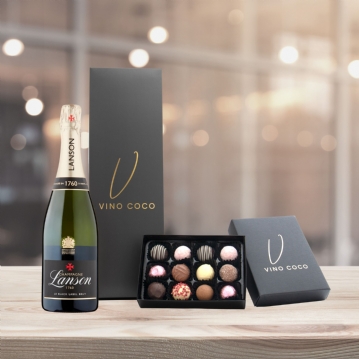 Lanson Champagne & Truffles Gift Set
