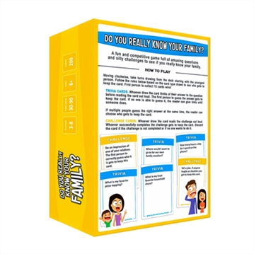 Do You Really Know Your Family? Trivia Game