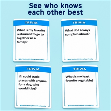 Do You Really Know Your Family? Trivia Game