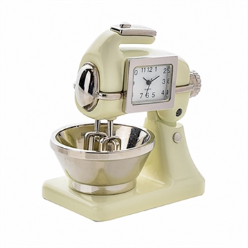Miniature Food Mixer Clock